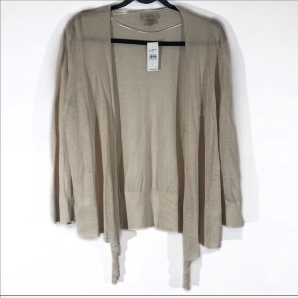 NWT loft open front cardigan jacket